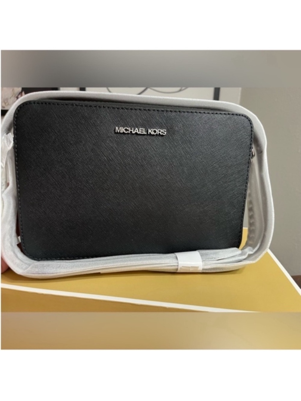 Michael Kors black crossbody bag